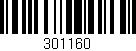 Código de barras (EAN, GTIN, SKU, ISBN): '301160'