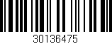 Código de barras (EAN, GTIN, SKU, ISBN): '30136475'