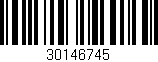 Código de barras (EAN, GTIN, SKU, ISBN): '30146745'