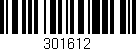 Código de barras (EAN, GTIN, SKU, ISBN): '301612'