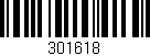Código de barras (EAN, GTIN, SKU, ISBN): '301618'