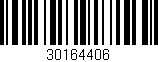 Código de barras (EAN, GTIN, SKU, ISBN): '30164406'