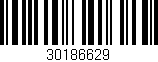 Código de barras (EAN, GTIN, SKU, ISBN): '30186629'