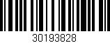 Código de barras (EAN, GTIN, SKU, ISBN): '30193828'