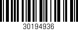 Código de barras (EAN, GTIN, SKU, ISBN): '30194936'