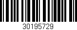 Código de barras (EAN, GTIN, SKU, ISBN): '30195729'