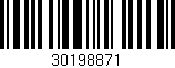 Código de barras (EAN, GTIN, SKU, ISBN): '30198871'