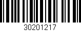 Código de barras (EAN, GTIN, SKU, ISBN): '30201217'