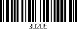 Código de barras (EAN, GTIN, SKU, ISBN): '30205'