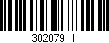 Código de barras (EAN, GTIN, SKU, ISBN): '30207911'