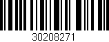 Código de barras (EAN, GTIN, SKU, ISBN): '30208271'