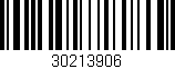 Código de barras (EAN, GTIN, SKU, ISBN): '30213906'
