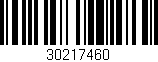 Código de barras (EAN, GTIN, SKU, ISBN): '30217460'