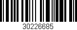 Código de barras (EAN, GTIN, SKU, ISBN): '30226685'