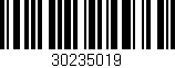 Código de barras (EAN, GTIN, SKU, ISBN): '30235019'