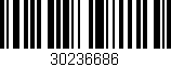 Código de barras (EAN, GTIN, SKU, ISBN): '30236686'
