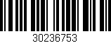 Código de barras (EAN, GTIN, SKU, ISBN): '30236753'
