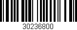 Código de barras (EAN, GTIN, SKU, ISBN): '30236800'