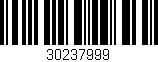 Código de barras (EAN, GTIN, SKU, ISBN): '30237999'