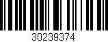 Código de barras (EAN, GTIN, SKU, ISBN): '30239374'