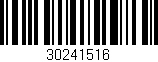 Código de barras (EAN, GTIN, SKU, ISBN): '30241516'
