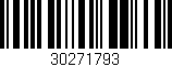 Código de barras (EAN, GTIN, SKU, ISBN): '30271793'