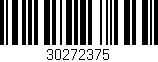 Código de barras (EAN, GTIN, SKU, ISBN): '30272375'