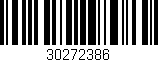 Código de barras (EAN, GTIN, SKU, ISBN): '30272386'