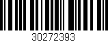 Código de barras (EAN, GTIN, SKU, ISBN): '30272393'