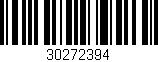 Código de barras (EAN, GTIN, SKU, ISBN): '30272394'