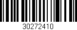 Código de barras (EAN, GTIN, SKU, ISBN): '30272410'