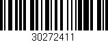 Código de barras (EAN, GTIN, SKU, ISBN): '30272411'
