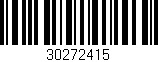 Código de barras (EAN, GTIN, SKU, ISBN): '30272415'