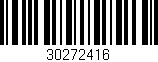 Código de barras (EAN, GTIN, SKU, ISBN): '30272416'
