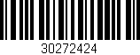 Código de barras (EAN, GTIN, SKU, ISBN): '30272424'