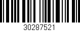 Código de barras (EAN, GTIN, SKU, ISBN): '30287521'