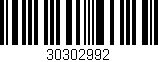 Código de barras (EAN, GTIN, SKU, ISBN): '30302992'