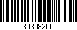 Código de barras (EAN, GTIN, SKU, ISBN): '30308260'