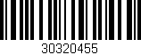 Código de barras (EAN, GTIN, SKU, ISBN): '30320455'