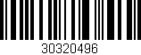 Código de barras (EAN, GTIN, SKU, ISBN): '30320496'