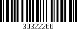 Código de barras (EAN, GTIN, SKU, ISBN): '30322266'