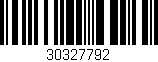 Código de barras (EAN, GTIN, SKU, ISBN): '30327792'