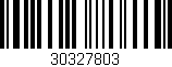 Código de barras (EAN, GTIN, SKU, ISBN): '30327803'