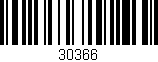 Código de barras (EAN, GTIN, SKU, ISBN): '30366'