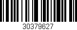 Código de barras (EAN, GTIN, SKU, ISBN): '30379627'