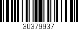 Código de barras (EAN, GTIN, SKU, ISBN): '30379937'