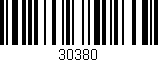 Código de barras (EAN, GTIN, SKU, ISBN): '30380'