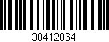 Código de barras (EAN, GTIN, SKU, ISBN): '30412864'