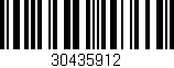 Código de barras (EAN, GTIN, SKU, ISBN): '30435912'
