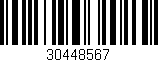 Código de barras (EAN, GTIN, SKU, ISBN): '30448567'